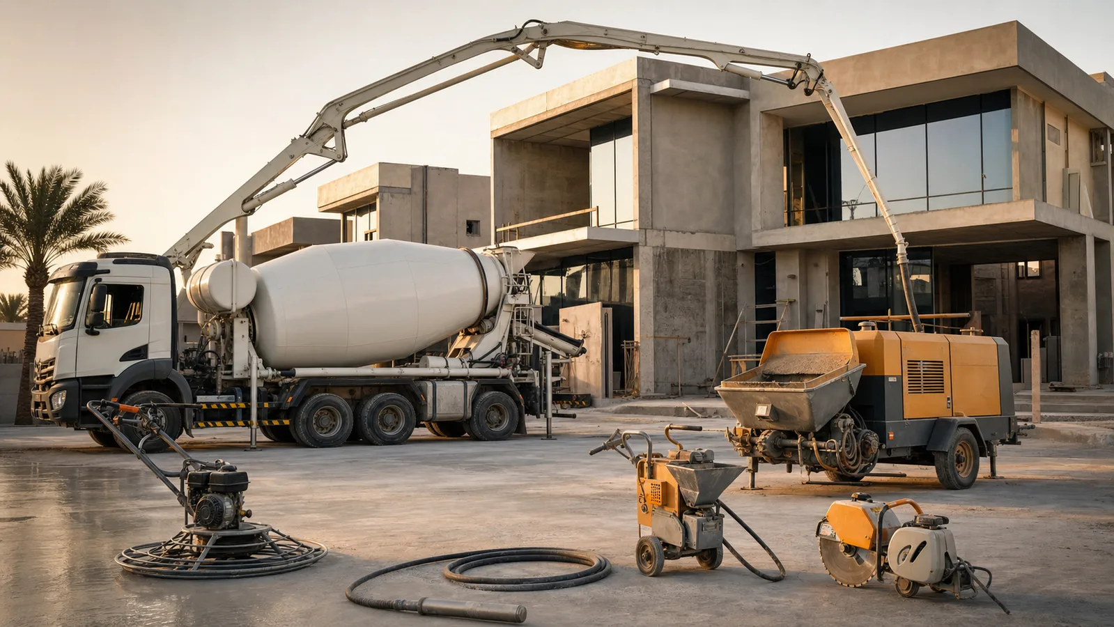 Plate-free representative visualization for Concrete & finishing