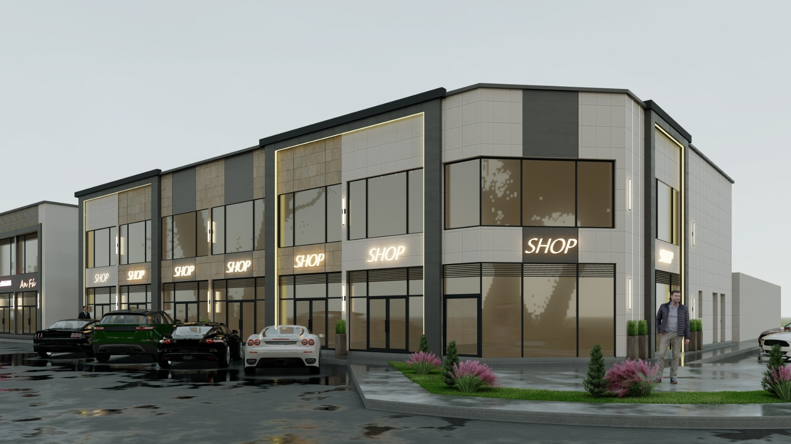 Representative Commercial Villas construction visualization for Al Talla 2