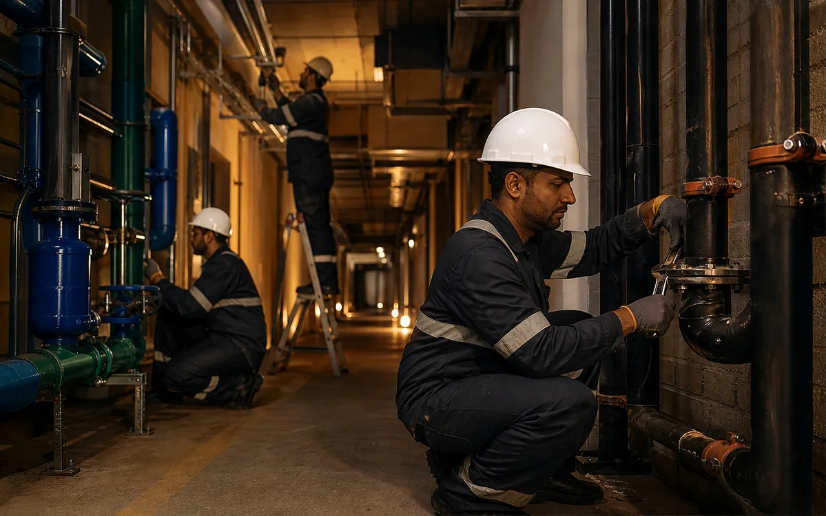 Representative visualization for Plumbers & MEP technicians